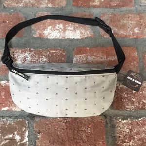 Ape & Bird Fanny pack, Unisex, Grey w/ detail